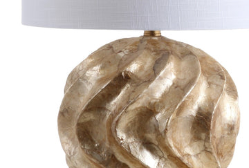 Versailles 24" Sphere Sea Shell LED Table Lamp - JONATHAN Y